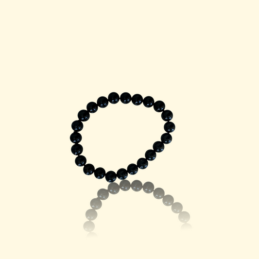 Bracelet Agate Noire - Protection, Ancrage & Élégance naturelle