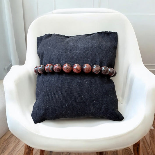 Bracelet Œil de Taureau - Force, ancrage & énergie | Pierre naturelle