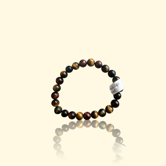 Bracelet en Œil de Tigre – Pierre de Protection, Confiance et Energie positive