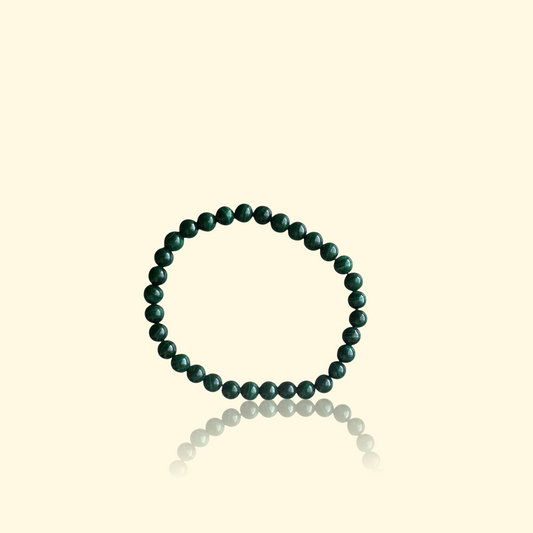 Bracelet Malachite - Protection, transformation & cœur apaisé | Pierre naturelle