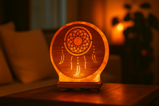 Lampe en sel de l'Hymalaya Attrape-rêves 5 kilos