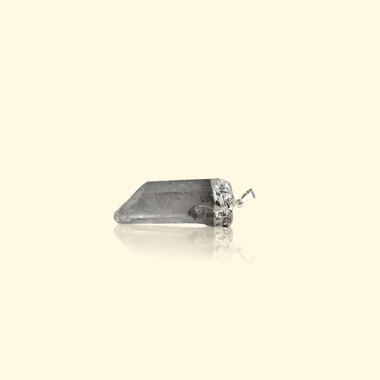 Pendentif Cristal de Roche - Clarté, énergie & élégance | Pierre naturelle
