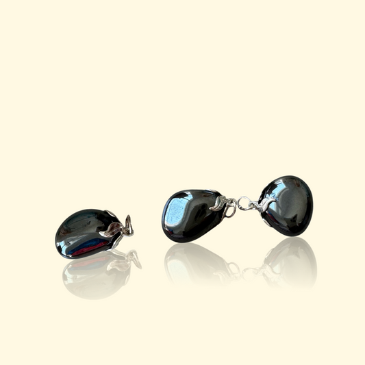 Pendentif Hématite - Ancrage, structure & éclat métallique | Pierre naturelle