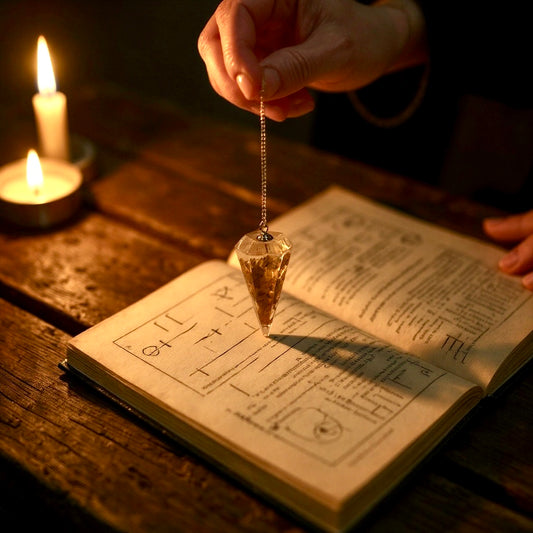 Pendule divinatoire en œil de tigre naturel