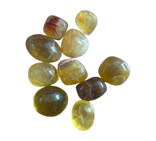 Pierre roulée Fluorite jaune