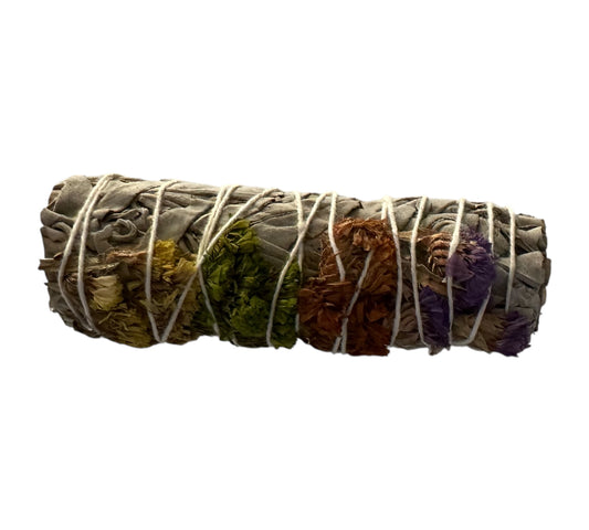 Sauge blanche & 7 chakras (10 cm)
