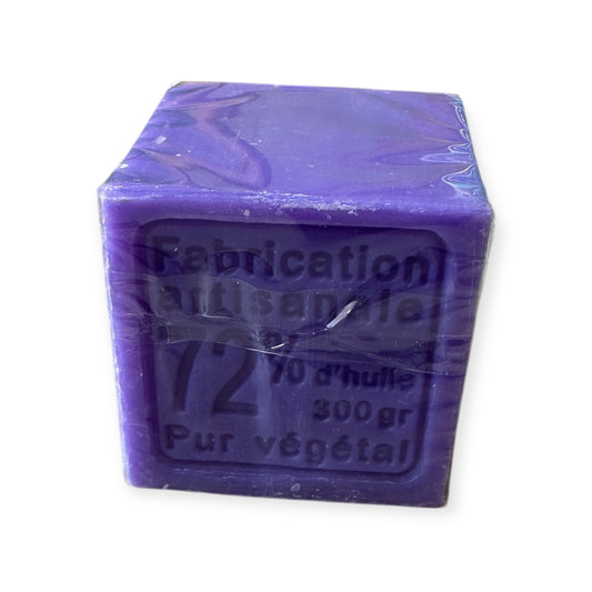 Savon de Marseille Lavande 300 g - Fabrication artisanale en France