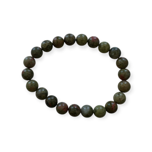 Bracelet Jaspe Vert - Ancrage, harmonie & énergie de la nature | Pierre naturelle