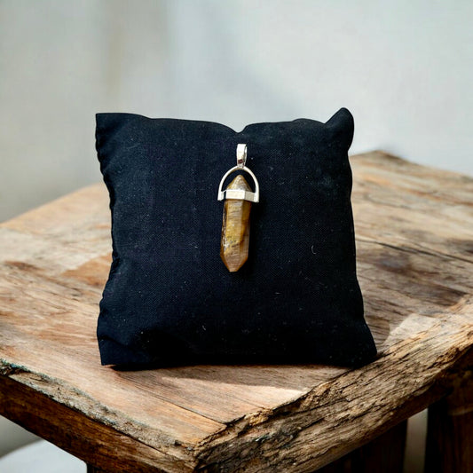 Pendentif Œil de Tigre - Protection, confiance & éclat chatoyant | Pierre naturelle