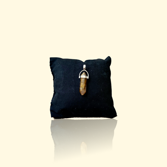 Pendentif Œil de Tigre - Protection, confiance & éclat chatoyant | Pierre naturelle