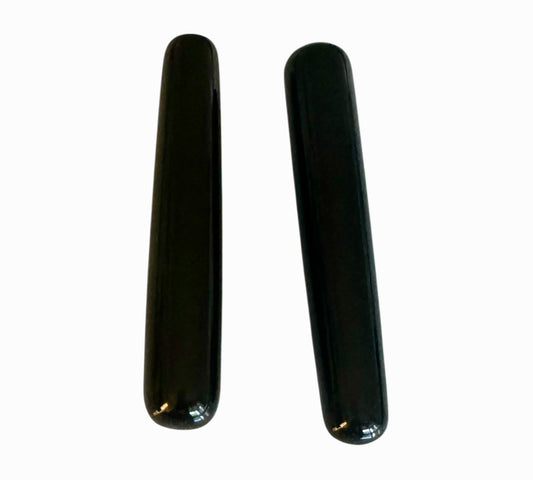 Bâton de massage en Obsidienne Noire 110 mm : Détente, ancrage & équilibre énergétique