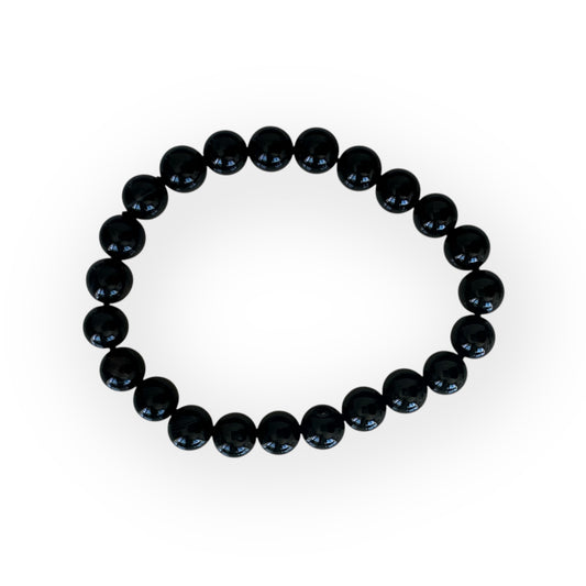 Bracelet Agate Noire - Protection, Ancrage & Élégance naturelle
