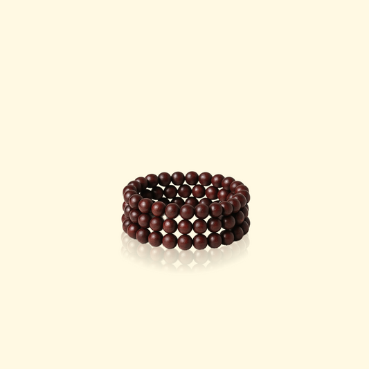 Bracelet Grenat - Énergie, ancrage & élégance bordeaux | Pierre naturelle