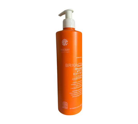 Crème corps hydratante Vitamine C Naobay 400 ml | Douceur & éclat naturel