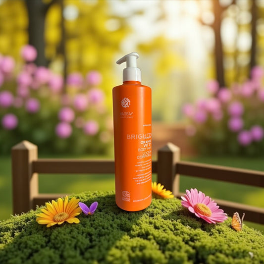 Crème corps hydratante Vitamine C Naobay 400 ml | Douceur & éclat naturel