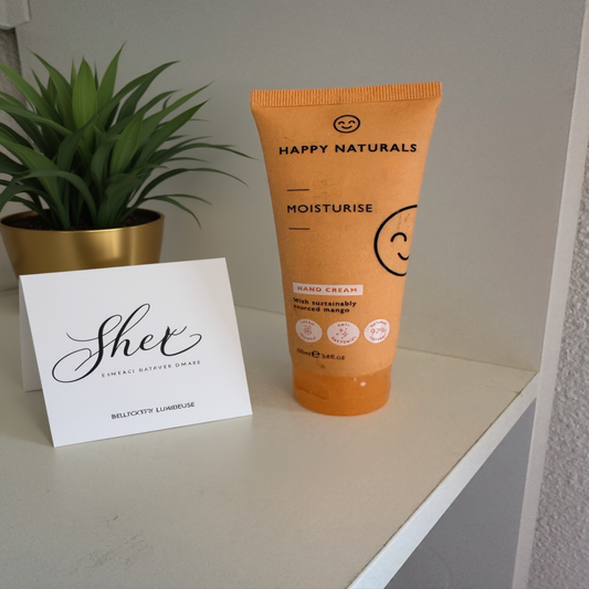 Crème hydratante pour les mains   Happy Naturals  ml