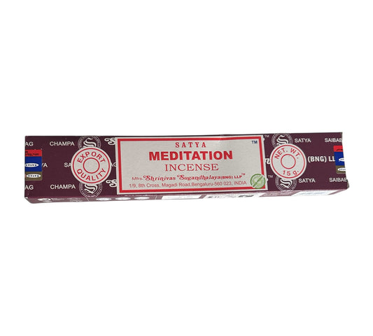Encens pour méditation  parfum boisée (Satya) 15g
