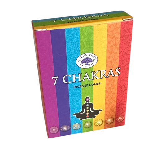 Encens spirituel en cônes - Equilibre des 7 Chakras