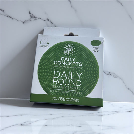 Eponge exfoliante ronde en silicone (Daily Concepts)