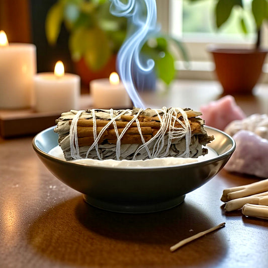 Fagot de sauge blanche Palo Santo (10 cm)