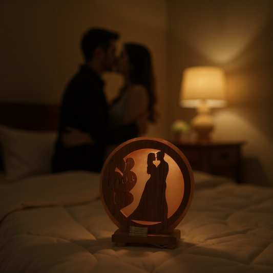 Lampe de sel de l´Hymalaya love you