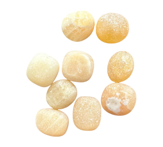 Pierre roulée Calcite orange