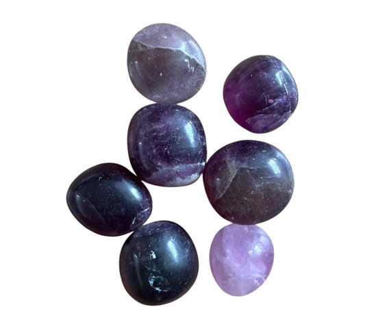 Pierre roulée Fluorite violette