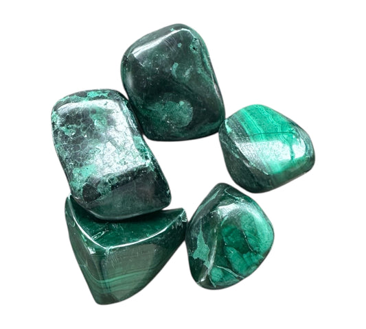 Pierre roulée naturelle  Malachite