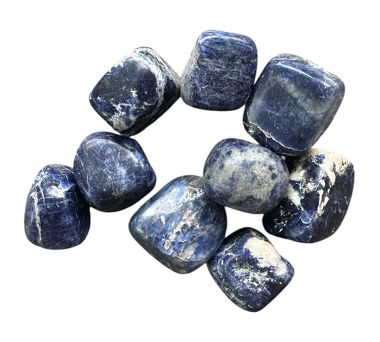 Pierre roulée naturelle  Sodalite