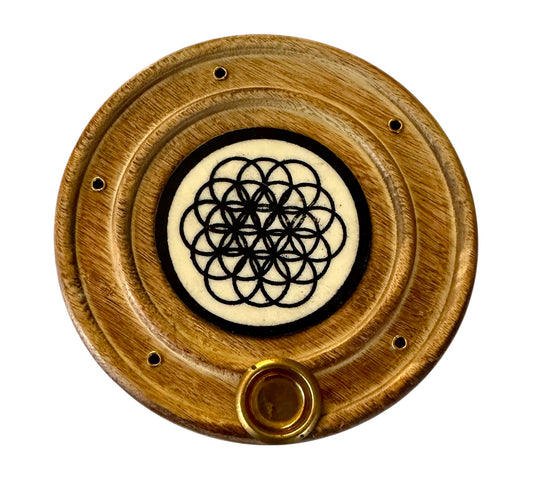 Porte -Encens Fleur de Vie