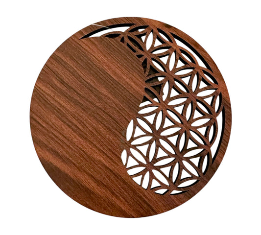 Porte -Encens Ying Yang Fleur de vie