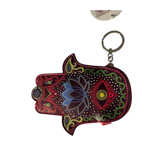 Porte- clés Main de Fatma Mandala & lotus