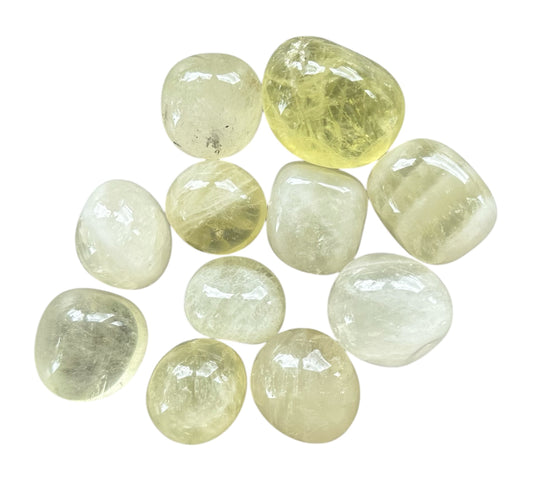 pierre roulée Calcite jaune
